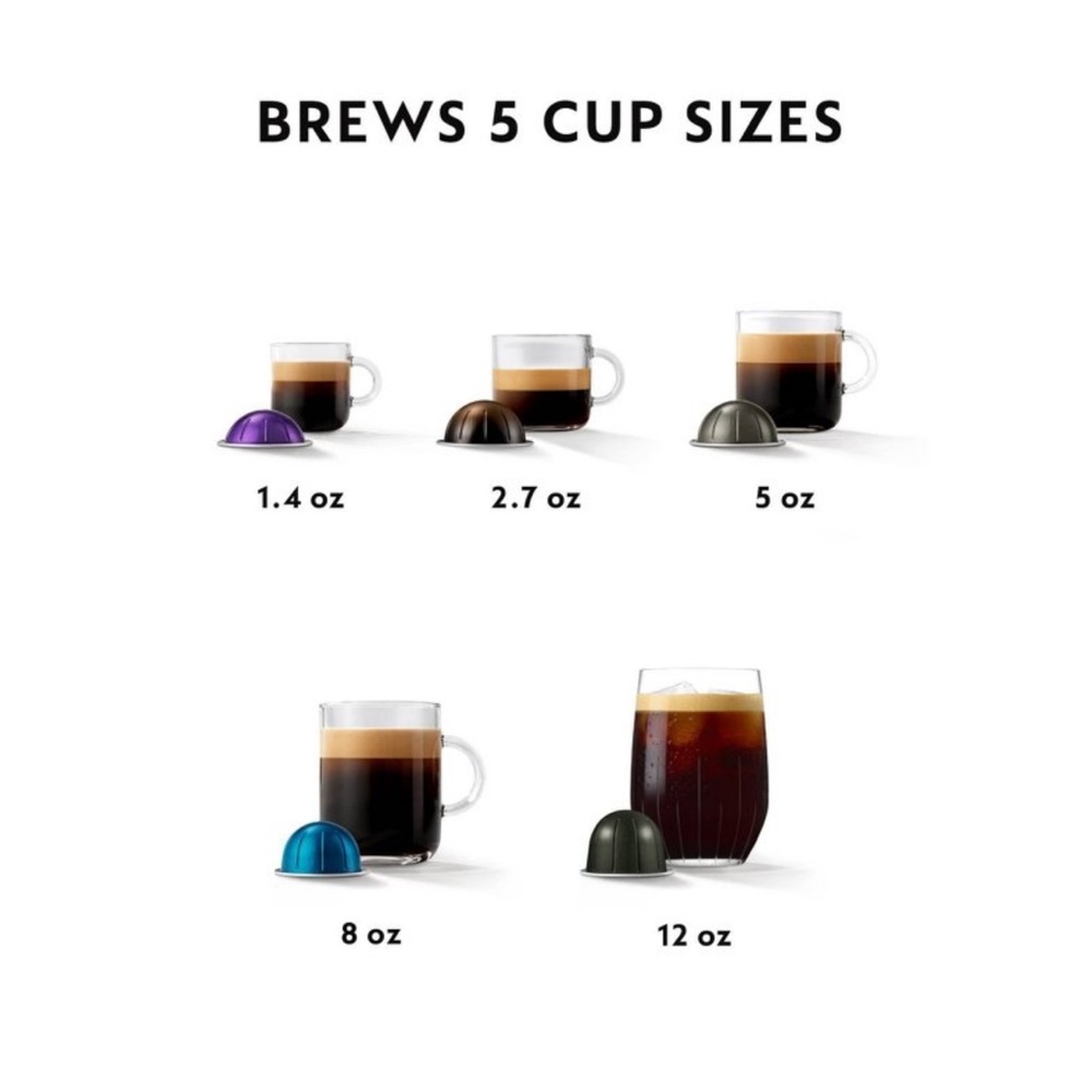 New in box Nespresso Vertuo Pop+ in beige and black - Picture 12 of 12